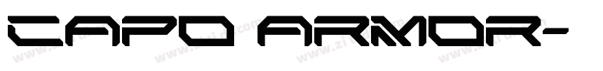 Capo Armor字体转换